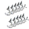 GVT 10 pz/lotto Luci In Alluminio Gancio LED Par Ganci Attrezzature Da Palcoscenico Professionale Led Stage Light Truss Dj Club Luce Gancio Per Appendere