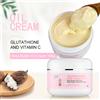 AILKE Crema al burro di karitè al glutatione e vitamina C, schiarente, idratazione profonda, pelle liscia, crema al burro per viso e corpo, 100 ml