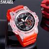 SMAEL 8007 Orologio Sportivo da Uomo Analogico Digitale con Doppio Display - Impermeabile 50M, Retroilluminazione LED, Allarme, Cronometro, Antiurto