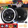 CO LIGHT CO LUCE 7 "Led Auto Faro Del Motociclo H4 Moto Halo Angolo Occhi Faro 12V 24V Per Lada Niva Urban OffRoad 4x4 suzuki samurai