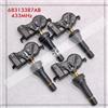 GANGLE Sistema di monitoraggio della pressione dei pneumatici con sensore TPMS da 4 pezzi per Chrysler Pacifica Jeep Compass Renegade 68105280 AF 68313387 AB 53305555