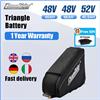 chamrider Batteria Triangolare ChamRider 21700 48V50AH 52V per E-bike, Ricaricabile 30AH 40AH, Grande Capacità 1000W 2000W Super Potente