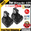 bonacell Per Hitachi 12V 3.5Ah Batteria EB1212S EB1214S DS12DVF3 EB1220BL NI-MH 12 V WR12DMR CD4D DH15DV Batteria per cacciavite