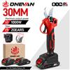 ONEVAN Forbici Elettriche Senza Fili ONEVAN 30mm, Cesoie Elettriche per Potatura Alberi da Frutto, Utensile da Giardino Compatibile con Batterie 21V 18V
