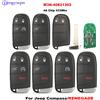 Jingyuqin chiave per auto remota 433Mhz chiedi Chip 4A per JEEP Compass Renegade 2017-2022 M3N-40821302 2/3/4/5 pulsanti