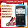 TOPDON AB101 Tester batteria digitale 12V Monitor batteria per auto portatile Avviamento auto Circuito di ricarica Tester Analizzatore automatico Veicolo