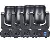 HYULIGHTS Set di 4 Luci DJ Mini LED Moving Head 150W con Fascio+Spot+18 Prismi Rotanti, Luci DMX per Discoteca, Effetti Luminosi per Palcoscenico, Luci per DJ e Bar