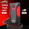 GKFLY Avviatore di emergenza per auto Accumulatori e caricabatterie di riserva portatile 3000A Batteria per auto Booster 12V Dispositivo di avviamento per benzina Diesel 6.0L/5.0L