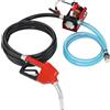 SucceBuy Kit pompa di trasferimento carburante diesel 10GPM 12V DC Estrattore di trasferimento carburante autoadescante elettrico portatile Strumento di rifornimento