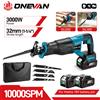 ONEVAN Sega Elettrica Alternativa 10000spm Ricaricabile Sega Elettrica Portatile Strumento di Taglio del Legno del Metallo Per Makita 18V Batteria Spille