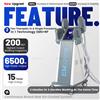 TAIXL EMSZERO PRO 6500W NEO Macchina Dimagrante Hi-EMT EMS+EMT/RF Nova per Scolpire il Corpo, Stimolatore Muscolare Pelvico EMS, EMSZero per Salone