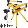 SucceBuy SWG-1 Piegatubi idraulici manuale integrale diametro 13-34 mm con 6 matrici Strumento multifunzione per piegare tubi in acciaio e rame da 10 tonnellate