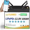 FLY POWER Fllyrower EU/US/CA/JP Stock 12V 100ah 168Ah 180ah 300Ah Lifepo4 Batteria ricaricabile agli ioni di litio