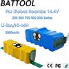 BATTOOL Batteria per aspirapolvere 5000mAh 14.4V per iRobot Roomba 500 600 700 800 900 Serie 510 530 550 650 770 780 790 870 880 960 980