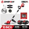 ONEVAN 10 pollici Brushless Tosaerba Elettrico 36000RPM Cordless Tagliaerba Pieghevole Attrezzo Da Giardino Per Makita 18V Batteria Spille