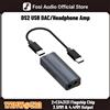 Fosi Audio DS2 Mini Audio USB DAC Dongle Amplificatore per cuffie Decodificatore DSD Amp Supporto 32 bit/384 kHz con bilanciato da 3,5 mm e 4,4 mm