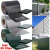 NONE Striscia privacy per recinzione da giardino 50 m x 19 cm Pannello striscia privacy in PVC Recinzione a doppia asta Striscia per recinzione da giardino Rotolo Schermo privacy per balcone