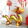 BALONAR Grande palloncino in foil di drago in piedi Decorazione per feste di Capodanno cinese Anno del drago Festival di primavera lunare Forniture Giocattolo per bambini