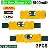 Turpow Batteria ricaricabile 5000mAh NI-MH 14.4V 5.0Ah Batteria per iRobot Roomba 500 600 700 800 900 595 620 650 780 890 batterie