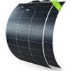 JINGYANGPV Pannello solare 250W 2 pezzi 125W Pannelli solari flessibili 18V Cella solare fotovoltaica monocristallina per kit sistema caricabatteria 12V