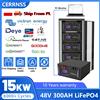 CERRNSS Batteria LiFePO4 48V 300AH 15Kwh, 51.2V 100AH 150AH 200AH, Batteria Solare al Litio per Accumulo Energetico Domestico, 6000+ Cicli, Disponibile in Stock UE
