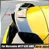 NONE Spoiler Posteriore per Tetto in ABS Nero Lucido per Mercedes Benz Classe A W177 A35 A45 AMG Hatchback 2018-2024