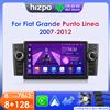 Hizpo Octa Core 7862 7 "Radio per auto per FIAT Grande Punto Linea 2007-2012 Lettore video multimediale Android Navi Stereo GPS Carplay