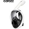 COPOZZ Maschera subacquea per snorkeling professionale Scuba subacquea Maschera per snorkeling integrale Occhiali antiappannamento per attrezzatura da nuoto per adulti