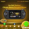 HIZPO ai voz android rádio do carro reprodutor de vídeo multimídia para fiat fiorino citroen nemo peugeot bipper gps carplay 4g rds estéreo