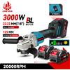ONEVAN 125 MILLIMETRI Brushless Elettrico Smerigliatrice Angolare 3000 W 6 Ingranaggi Lucidatura Taglierina di Metallo Legno Strumento di Potere Per Makita 18 V Batteria Spille