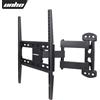 unho Supporto da Parete per TV a Movimento Completo, Staffa Angolare Inclinabile e Girevole per TV LCD LED da 26-55 Pollici
