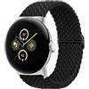 I LOVE LUO Anello singolo intrecciato per cinturino Google pixel 2 Accessori Smartwatch Cintura elastica in nylon regolabile Bracciale correa Cinturino per orologio Pixel