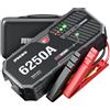 JF.EGWO Dispositivo di avviamento booster per caricabatteria automatico 12V per avviamento di emergenza per auto 6000A
