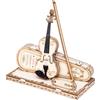 Robotime ROKR Puzzle 3D in legno Violino Capriccio Modello Regali fai da te per ragazzi e ragazze Kit di montaggio facile Blocchi musicali TG604K