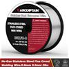 NONE ARCCAPTAIN Filo per saldatura MIG con anima flusso in acciaio inossidabile E308LFC-O 0.8 0.9mm 2IB 1KG 1 rotolo per saldatrice MIG