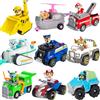 PAW PATROL 10 tipi di autentico Paw Patrol Everest Ryder Rex Skye Chase Rocky Zuma Veicolo con figura da collezione Regalo di compleanno Giocattolo per bambini