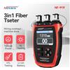 Noyafa NF-919 3 in 1 Misuratore di Fibra Ottica, Localizzatore Visivo di Guasti, Misuratore di Potenza REF/OPM, Tester per Cavi in Fibra Ottica a Luce Rossa, Strumento per Reti