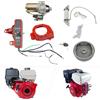 Bymaocar Kit di accensione del motore di avviamento elettrico interruttore a chiave di avviamento del volano adatto a GX160 GX200 5.5HP 6.5HP coperchio della ventola della bobina Honda Shourd