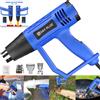 DayPlus Pistola termica pistola ad aria calda temperatura variabile per fai da te, vernice spelafili, asciugatura in PVC termoretraibile artigianato e vernice avvolgente, 3 ugelli, 2000W