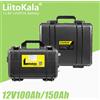 LiitoKala 12.8V 100Ah 150Ah Lifepo4 batteria al litio ferro fosfato batteria a ciclo profondo per inverter motore barca EU US Tax Fre
