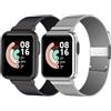 AMAZFEEL Cinturino in metallo per Xiaomi Mi Watch Lite Bracciale cinturino in acciaio + cover cinturino Smartwatch per custodia protettiva per cinturino Xiaomi Watch Lite