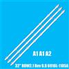NONE 3 pezzi NUOVA retroilluminazione a LED per TV da 32 "LC320DXE SF A1 A1 A2 32LN520B 32LN5100 32LN540U-ZA 32LN5700 32LN513V LC320DUE 32LN570
