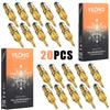YILONG 20PCS YILONG Cartuccia Aghi per tatuaggio RL Aghi per tatuaggio Trucco permanente Strumento per tatuaggio per penna per macchina per tatuaggio a cartuccia