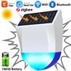 NONE Tuya Smart Per Zigbee/Wifi Sirena Allarme Impermeabile Esterno Con Alimentazione Solare E USB Telecomando Opzionale 95dB