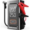 BIUBLE Avviatore di Emergenza Multifunzione 1500A/1000A PEAK con Pompa d'Aria da 150PSI, Gonfiatore Digitale per Pneumatici, Caricabatterie Portatile per Auto, Compatibile con Tutti i Veicoli a