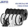 JAYO Filamento JAYO ASA / ABS 1,75 mm 1 kg / rotolo Filamento per stampante 3D ABS facile a bassa temperatura Filamento per stampante 3D ad alta tenacità