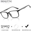 ZENOTTIC Occhiali da Vista Quadrati ZENOTTIC con Lenti Fotocromatiche Anti Luce Blu e Lenti Progressive per Miopia e Ipermetropia