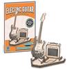 Robotime Kit Chitarra Fai-da-Te ROKR, Puzzle 3D per Bambini, Set di Costruzioni in Legno, Gioco Rompicapo Creativo, Regalo per Adolescenti e Adulti