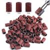 NONE 100/50pc Fasce per tappo abrasivo per macchina per manicure elettrica 180/120/80 Grana Punta per trapano per unghie File Set di strumenti per pedicure BEND261