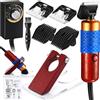 Kacsoo Forbici elettriche da 200W, forbici trapuntate per tappeti domestici, strumenti di rifinitura fai-da-te, forbici elettriche per animali domestici da 100V-240V, tagliacapelli per cani a basso rumore
